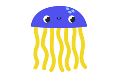 Cute Ocean Life Clipart: 19 Hand-Drawn Underworld Creatures Product Image 7