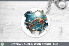 GorgeousSea 3D Hole Keychain design.