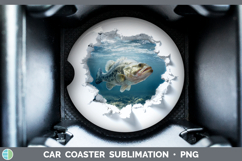 GorgeousSea 3D Hole Car Coaster design.