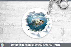 GorgeousSea 3D Hole Keychain design.