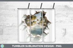 GorgeousSea 3D Hole Tumbler design.