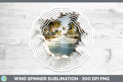 GorgeousSea 3D Hole Wind Spinner design.