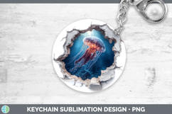 GorgeousSea 3D Hole Keychain design.