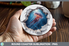 GorgeousSea 3D Hole Round Coaster design.