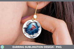 GorgeousSea 3D Hole Round Earrings design.