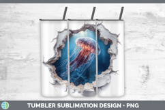 GorgeousSea 3D Hole Tumbler design.
