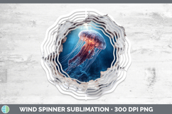 GorgeousSea 3D Hole Wind Spinner design.