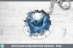 GorgeousSea 3D Hole Keychain design.