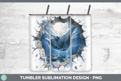 GorgeousSea 3D Hole Tumbler design.
