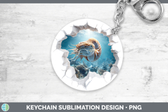 GorgeousSea 3D Hole Keychain design.