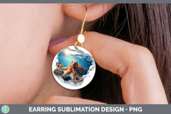 GorgeousSea 3D Hole Round Earrings design.