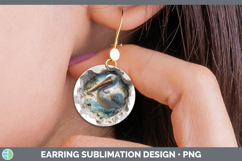 GorgeousSea 3D Hole Round Earrings design.