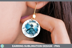 GorgeousSea 3D Hole Round Earrings design.
