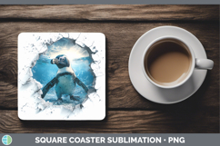 GorgeousSea 3D Hole Square Coaster design.