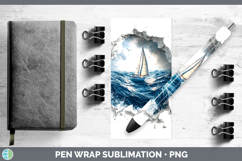 GorgeousSea 3D Hole Pen Wrap design.