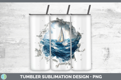 GorgeousSea 3D Hole Tumbler design.