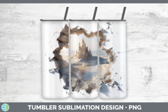 GorgeousSea 3D Hole Tumbler design.
