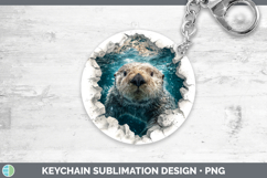 GorgeousSea 3D Hole Keychain design.