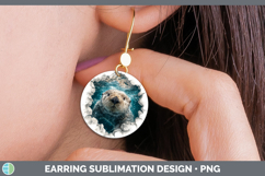 GorgeousSea 3D Hole Round Earrings design.