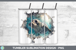 GorgeousSea 3D Hole Tumbler design.
