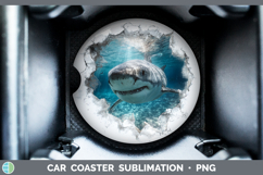 GorgeousSea 3D Hole Car Coaster design.