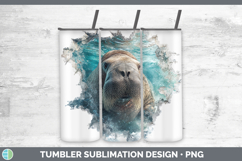 GorgeousSea 3D Hole Tumbler design.