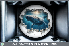 GorgeousSea 3D Hole Car Coaster design.