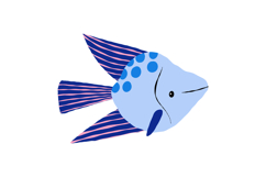 Underwater Clipart Cartoon Ocean Fish Sea Life PNG Product Image 3