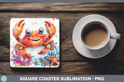 GorgeousSea Adorable Square Coaster design.