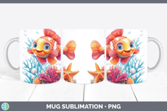 GorgeousSea Adorable Mug Wrap design.