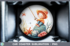 GorgeousSea Adorable Car Coaster design.