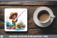 GorgeousSea Adorable Square Coaster design.