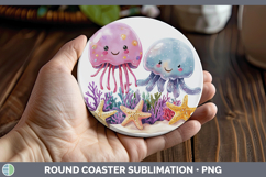 GorgeousSea Adorable Round Coaster design.