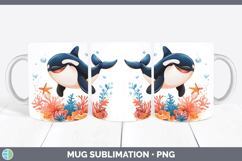 GorgeousSea Adorable Mug Wrap design.