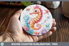 GorgeousSea Adorable Round Coaster design.