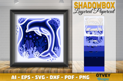 Sea Animals in a seabed atmosphere 3D Layered Papercut BUNDL Product Image 6