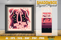 Sea Animals in a seabed atmosphere 3D Layered Papercut BUNDL Product Image 4