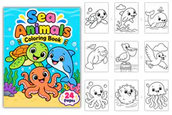 Sea Animal Coloring Pages for Kids