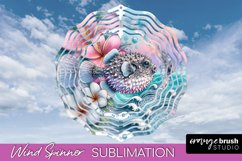 Sea Animals Wind Spinner - Summer Wind Spinner Sublimation Product Image 1