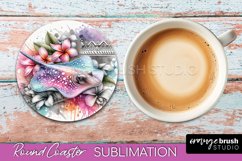Sea Animals Coaster Sublimation - Beach Round Coaster Bundle Product Image 6