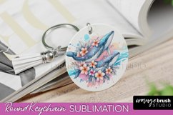 Sea Animals Keychain - Summer Keychain Sublimation Design Product Image 1