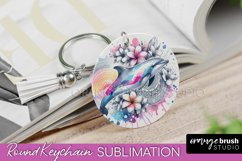 Sea Animals Keychain - Summer Keychain Sublimation Design Product Image 1
