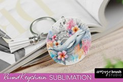 Sea Animals Keychain - Summer Keychain Sublimation Design Product Image 1