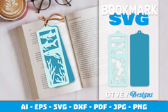 Sea Animals Bookmark Paper Cut Product Image 1