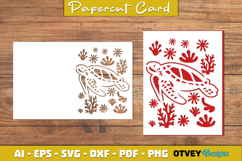 Sea Animals Card Cover Papercut Product Image 1