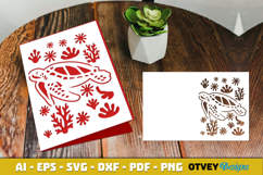 Sea Animals Card Cover Papercut Product Image 4