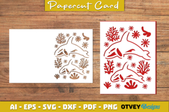 Sea Animals Card Cover Papercut Product Image 3