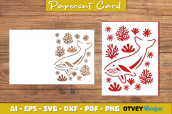 Sea Animals Card Cover Papercut Product Image 4