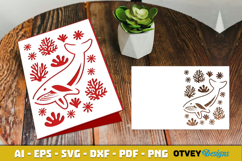 Sea Animals Card Cover Papercut Product Image 2