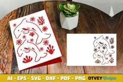 Sea Animals Card Cover Papercut Product Image 4